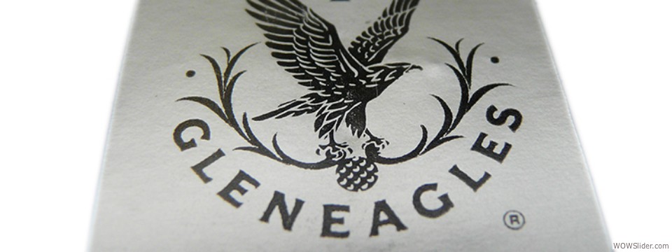 Gleneagles embossed label