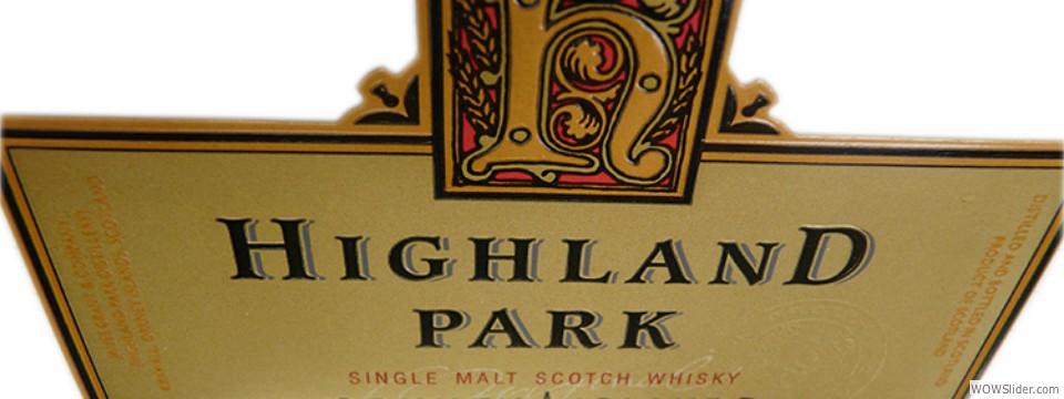 Highland park embossed label